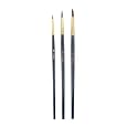 Darice Red Sable Art Brush Set, Size 1, 3 and 5