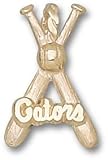 Florida Gators Gators Baseball Bats Pendant - 14KT Gold Jewelry
