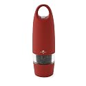 Peugeot Zest Electric Pepper Mill, Soft-Touch Strawberry