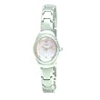 Lorus Womens LR0378 Silver-Tone Dress Watch with Oval Dial