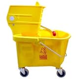Yellow 26 Quart Bucket/Wringer Combo (10-0621) Category: Mop Bucket Wringers
