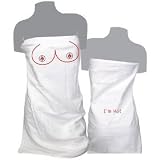NaughtyGifty Too Hot to Handle Funny Bath Towel