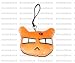 Fruits Basket Plush Cute Kyo Phone Straps + Pin