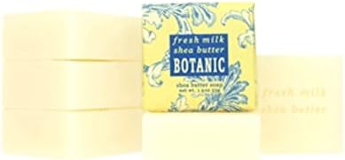 Greenwich Bay Set of 4 Botanical Soap Fresh Milk & Shea Butter Wrapped 1.9 oz.
