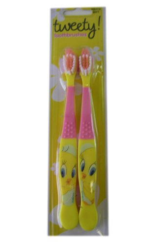 Warner Bros 2pk Tweety Bird Toothbrush Set  Tweety Toothbrush Pack Picture