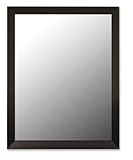 IMAGE OF Mirror in Angle Iron Black Size: 23