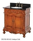 Antique Bathroom Vanity Sink Victorian Vanity Set DLVBJ-006 - Antique Oak