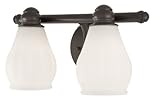 IMAGE OF Checkolite 9642-67 Price Pfister Treviso Collection 2-Light Vanity, Tuscan Bronze