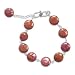 7.5+1 Extension Red Cultured Freshwater Coin Pearl Bracelet