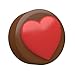 SpinningLeaf Big Heart Sandwich Cookie Chocolate Candy Mold