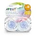 Philips AVENT BPA Free Translucent Pacifier, 6-18 Months, 2-Count, Colors May Vary
