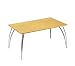 BEECH Caf� Table Rectangular (Beech/Metal)