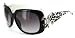 Baton Rouge 1226 Women's Designer Sunglasses with Stylish Patterned Frames with Fleur de Lis Emblem and Large Lenses