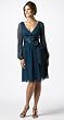 MAGGY LONDON CHIFFON SLEEVED DRESS