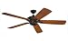  : Monte Carlo Cyclone, 60-Inch 5-Blade Outdoor Ceiling Fan, Roman Bronze Motor Finish and Teak ABS with Grain Blades, 5CY60RB