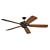 Monte Carlo 5CY60RB Cyclone 60-Inch 5-Blade Outdoor Ceiling Fan, Roman Bronze Motor Finish and Teak ABS with Grain Blades