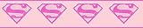 Supergirl Pink Wallpaper Border by York in York Kids III