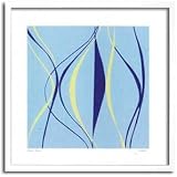 �C���e���A�A�[�g�E�|�X�^�[�t���[���@�f���v���b�N�@Duplock�@Marine Azure 525x525x30mm