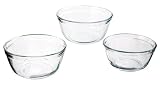 Anchor Hocking 3-Piece Gift Boxed Mixing Bowl Set 1-Quart, 1-1 2-Quart and 2-1 2-Quart by Anchor Hocking