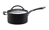 Raymond Blanc by Anolon Hard Anodised Clad Saucepan with Helper Handle, 20 cm, 3.8 Litre