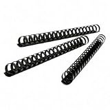 Plastic Binding, 3/4Diameter, 150-Sht Cap, 100/BX, Black (GBC4000104)