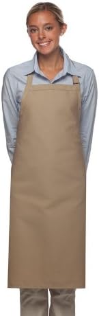 Hickory Ridge 220NP No Pocket Butcher Apron, Khaki