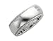 Men's Comfort Fit 8mm Milgrain Wedding Band in Sterling Silver