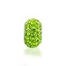 Bling Jewelry Peridot Green 925 Sterling Silver Swarovski Crystal Bead Fits Troll Chamilia