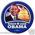 BARACK OBAMA FOR PRESIDENT CAMPAIGN BUTTONS 2008