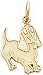 14K Gold Beagle Dog Charm