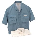 Hook and Tackle Mens Dry Tortugas SPF 50 Shirt-Aqua_Green-M
