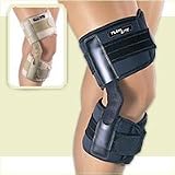 FlexLite Lightweight Hinged Walking Knee Brace. Black. Medium