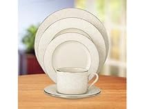 Lenox Linen Rose Platinum-Banded Bone China 5-Piece Place Setting, Service for 1