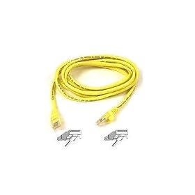 Click here to buy 1FT CAT5E Yellow Patch Cable RJ45 M m by Belkin.