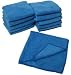 ULTRA FINE MULTI USE 100% MICROFIBER TOWELS BLUE 16"x16" (1 Dozen)