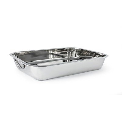 Stainless Steel Rectangular Roasting / Lasagna Pan (16 X 12.5 X 1.5 In)
