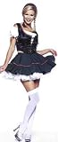 Sexy Fraulein Girl Costume WITH PETTICOAT that MAKES the costume - ONLY HERE! (Or without if you have a petticoat at home already)