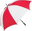 All-Weather&trade; 60" Red and White Umbrella