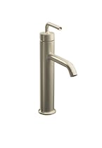 Hot Sale KOHLER K-14404-4A-BN Purist Tall Single Control Lavatory Faucet with Straight Lever Handle, Vibrant Brushed Nickel