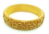 Vintage Carved Bakelite bangle Bracelet