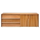 Drift Two Door / Three Drawer Console Wood: Walnut