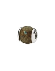 Sterling Silver Labradorite Stone Charm