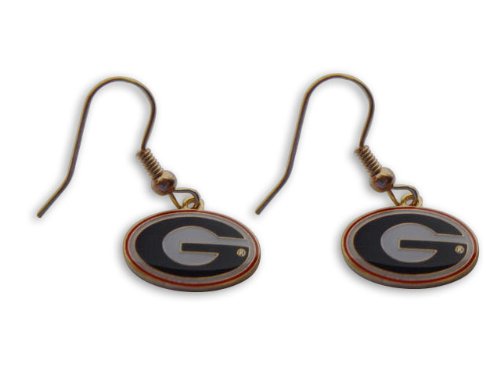 Georgia Bulldogs Dangle Logo Earring Set Ncaa Charm Gift