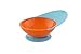 Boon Catch Bowl with Spill Catcher,Blue/Orange