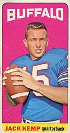 Jack Kemp Topps Pro No.35 Buffalo Bills Football Card - NFL Football Cards