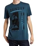 Mens Quicksilver "City Life" V-neck Dark Green T-Shirt 112JPLW6-DBL