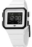 Adidas ADH4004 Unisex Digital Dial White PU Strap Watch