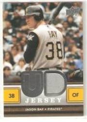 2008 Upper Deck UD Game Materials #JB Jason Bay - Pittsburgh Pirates (Piece of Authentic Jersey ) (Baseball Cards)