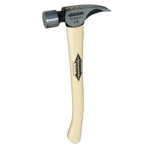 Stiletto Tools Inc TI14MC Titan 14 Oz Titanium Framing Hammer With Curved Handle