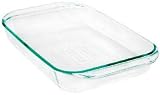 Pyrex Grip Rite Oblong Dish - 3-qt.